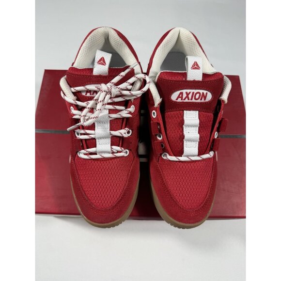 Axion Genesis Shoes Mens Size 6 Red Gum Suede Low Top Skate Sneakers Athletic main image 6